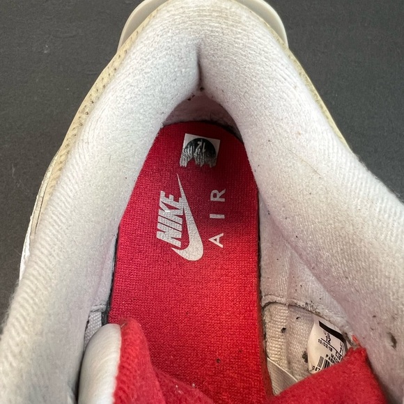 Nike Air Jordan 3 Retro Tinker White University Red Size 12 CJ0939-100 White Red - Picture 6 of 9